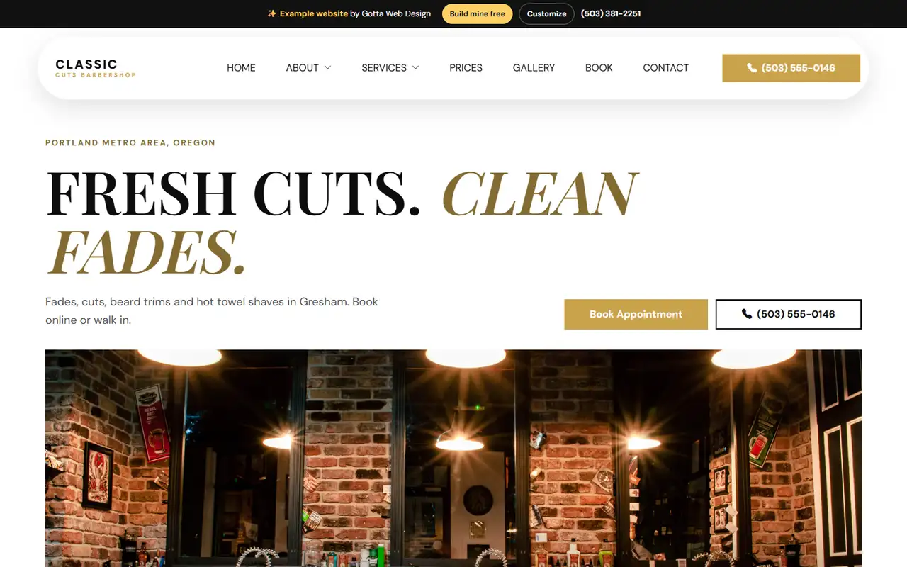 Classic Cuts Barbershop β Barbershops