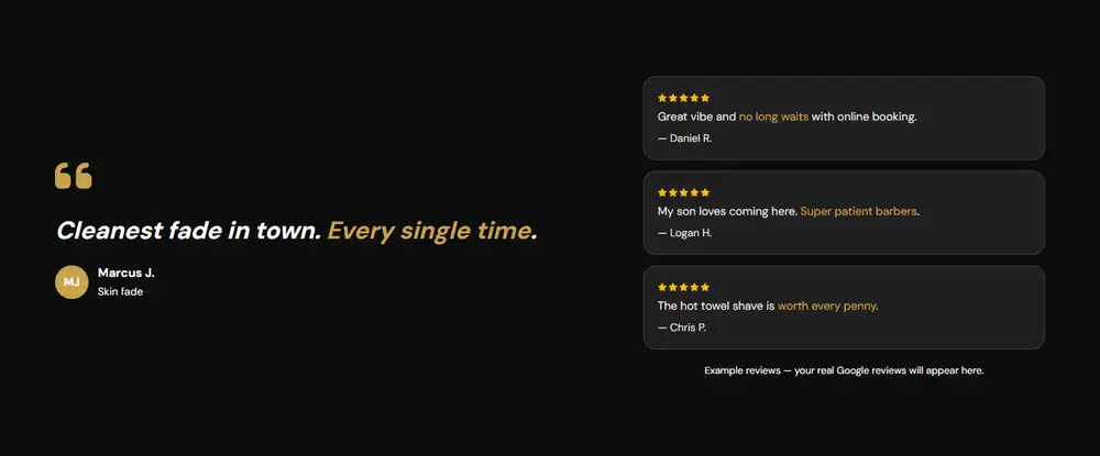 Classic Cuts Barbershop β Reviews that build trust