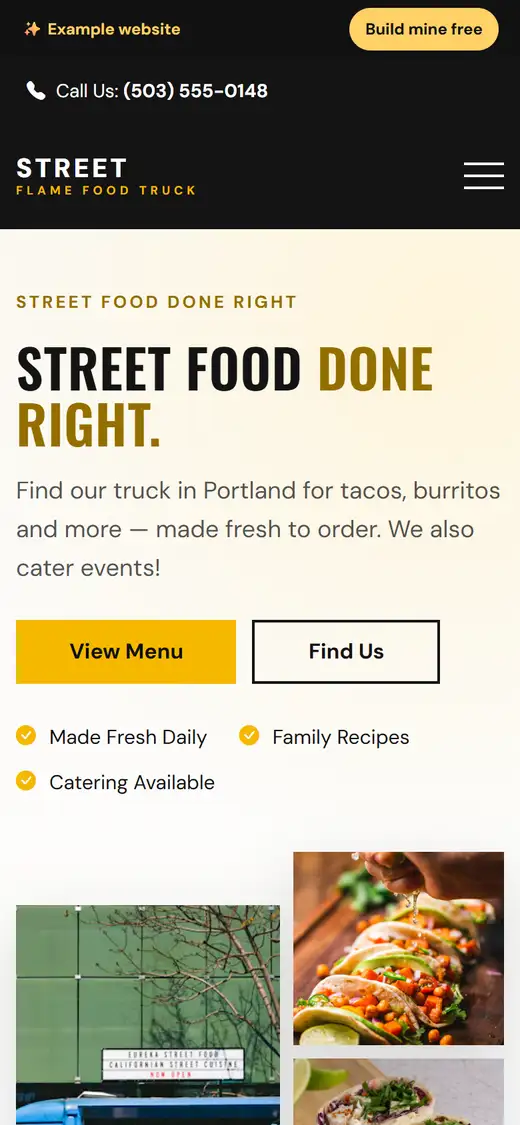 Street Flame Food Truck — mobile