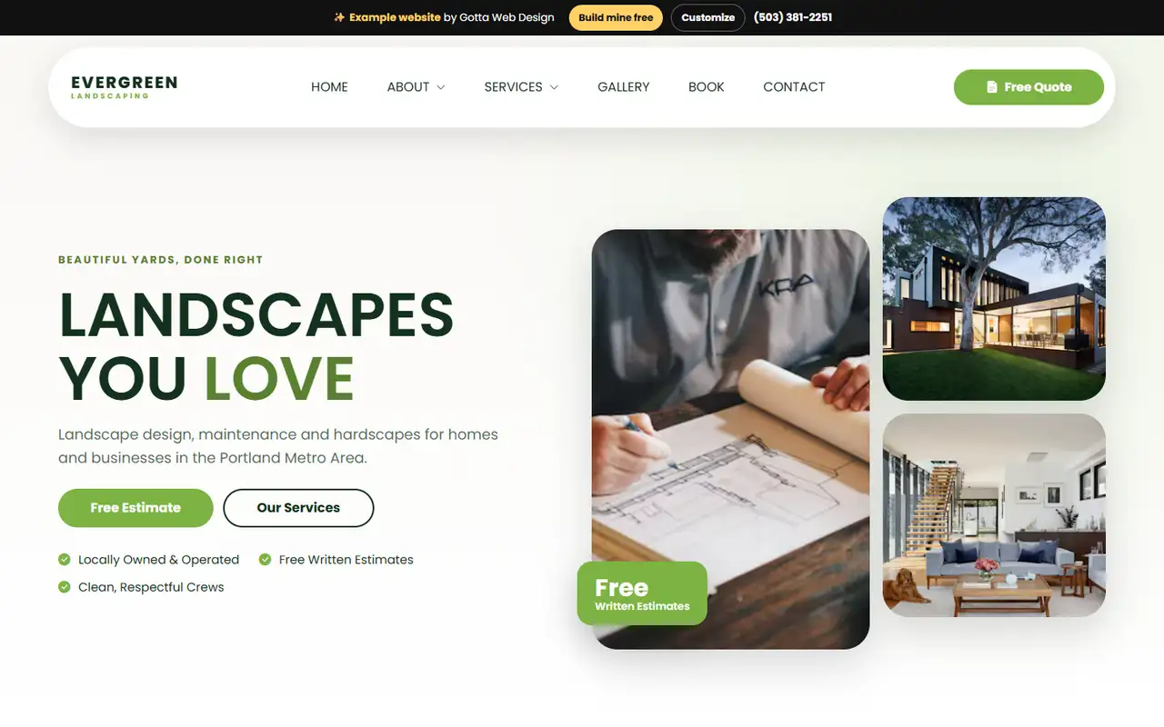 Evergreen Landscaping — Landscaping