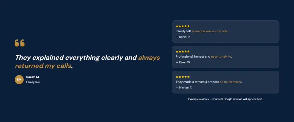 Morgan Legal Group — Reviews that build trust