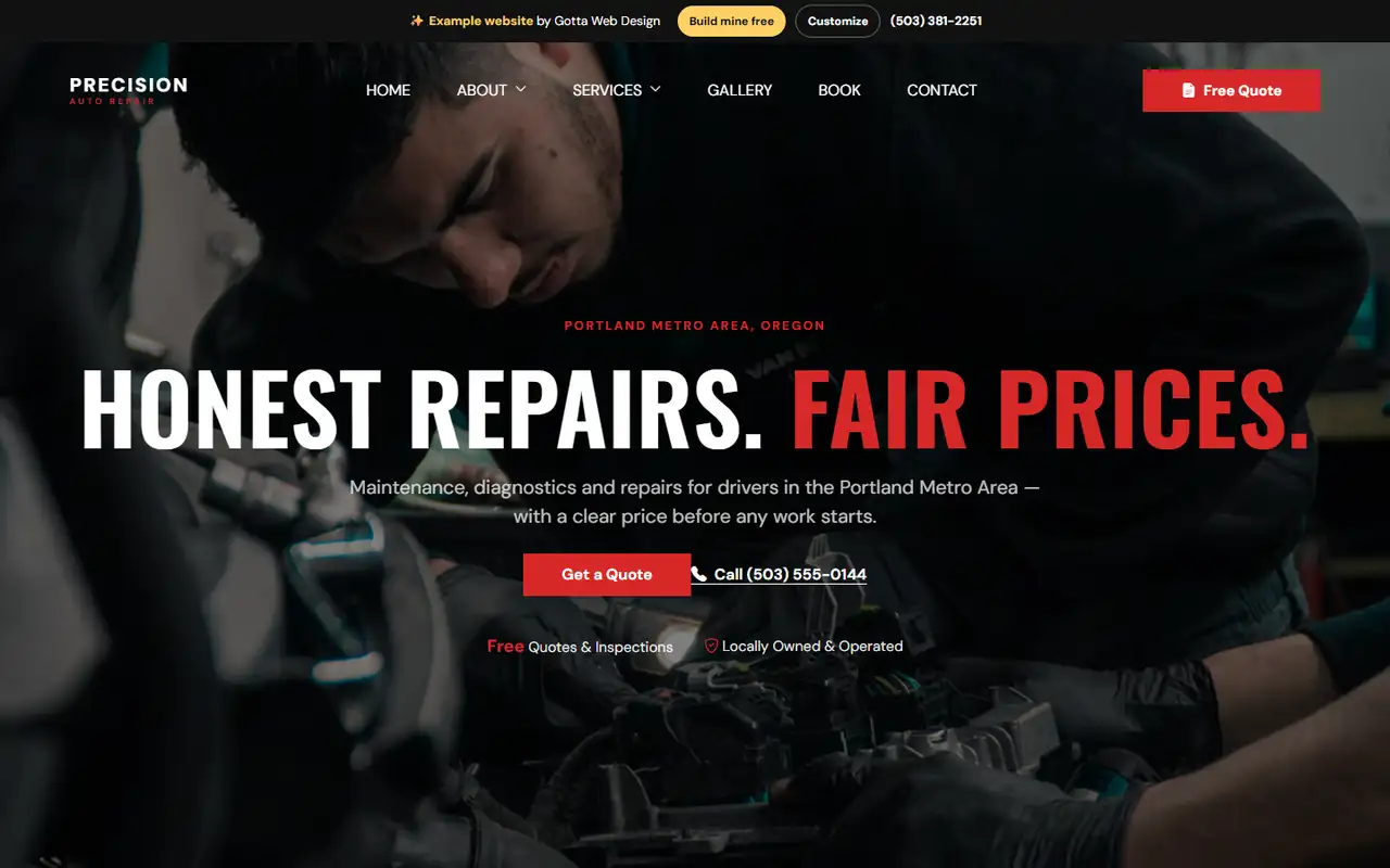 Precision Auto Repair — Mechanics & Auto Repair