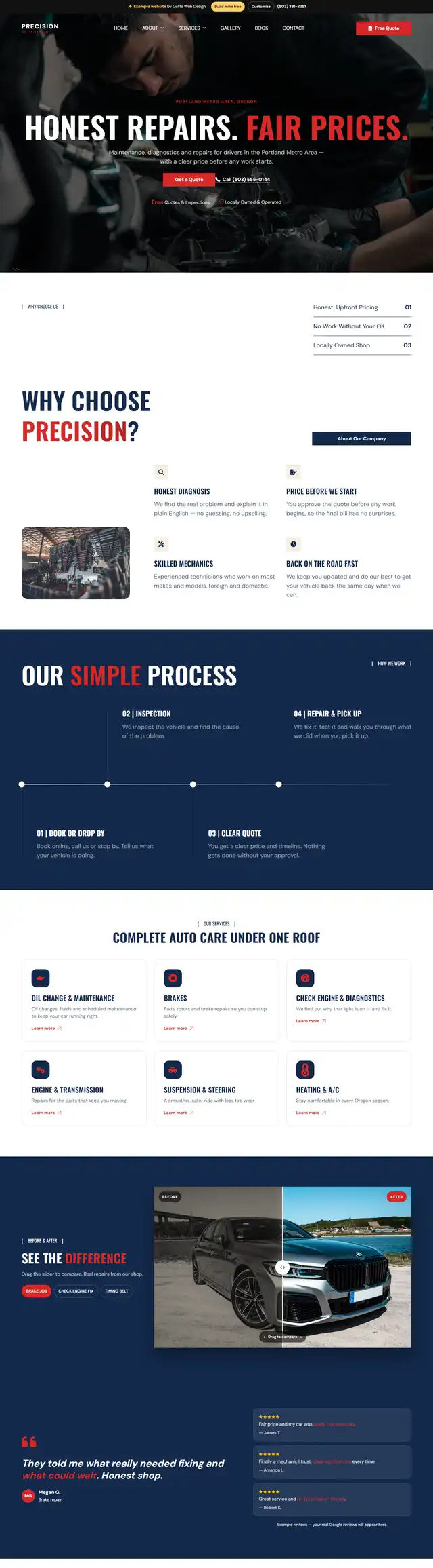 Precision Auto Repair — Mechanics & Auto Repair