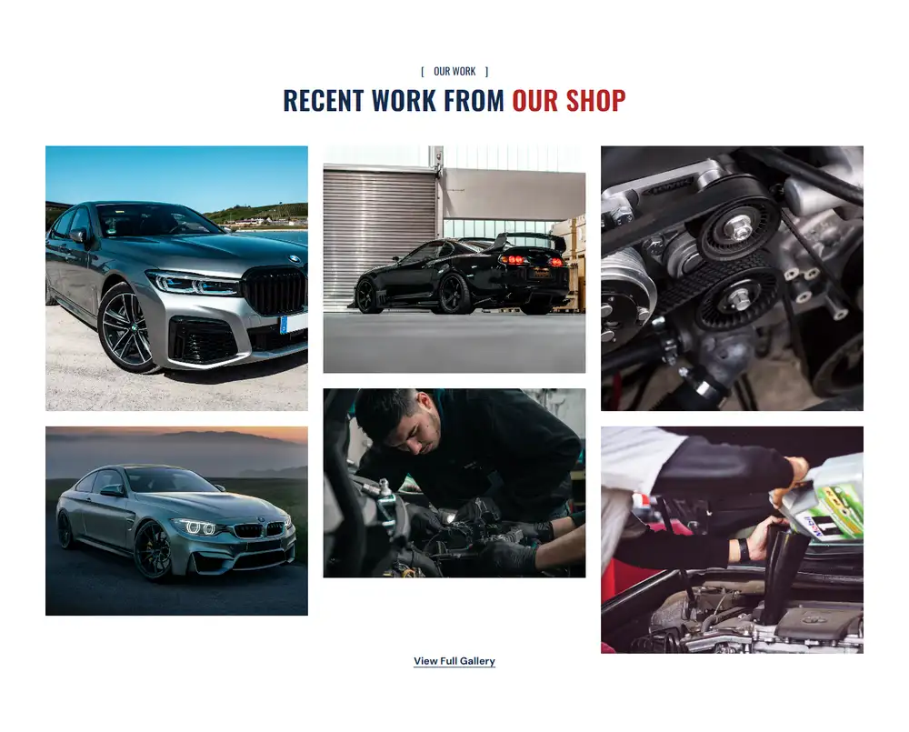 Precision Auto Repair β Project gallery