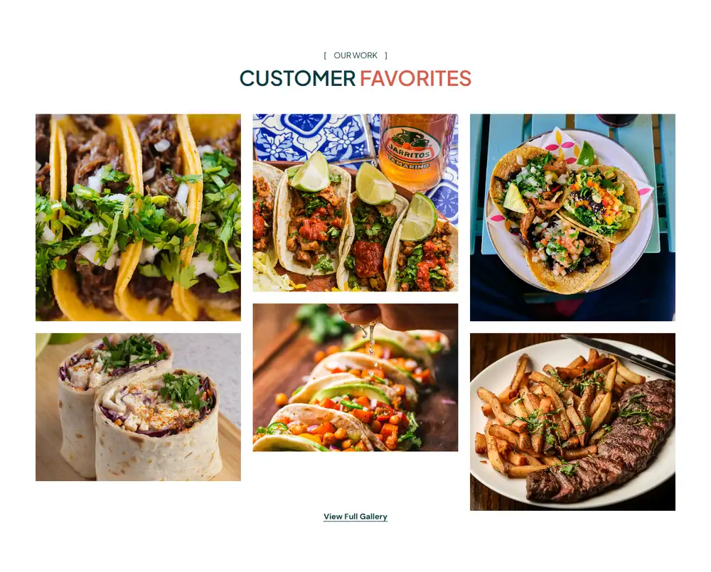 Casa Sol Taqueria — A gallery of your food