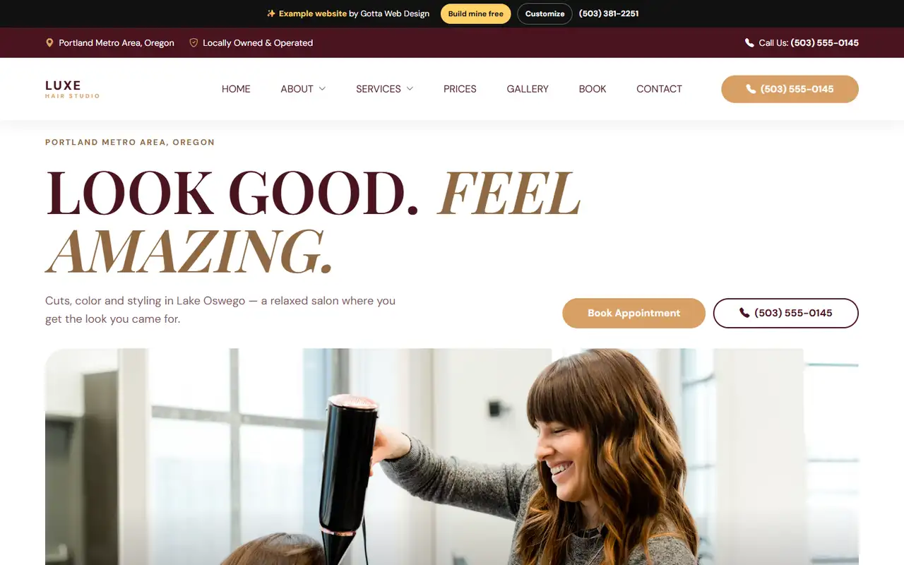 Luxe Hair Studio β Hair Salons